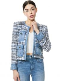 AVIS PATCH POCKET JACKET at Alice + Olivia