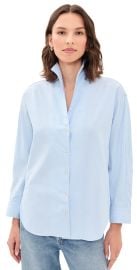 AYR The Tate Top Blue Oxford S at Shopbop