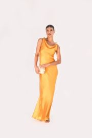 AZAELIA GOWN - MARIGOLD CULT GAIA at Cult Gaia