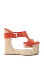 AZALEA WANG COPSE ORANGE SANDAL AKIRA at Akira