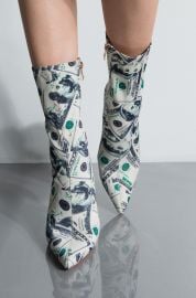 AZALEA WANG I WANT A BF ANKLE MONEY BOOTIE at Shop Akira