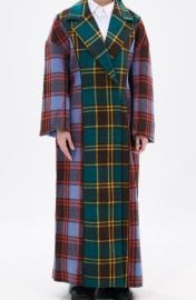 AZALEA WANG Oversize Plaid Trench at Nordstrom