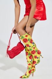 AZALEA WANG TYCE YELLOW BOOT AKIRA at Akira