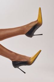 AZALEA WANG YELLOW OMBRE EFFECT STILETTO PUMP AKIRA at Akira