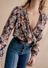 Abélia Blouse in Fall is Blooming at Sezane