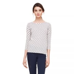 WornOnTV: Rachel’s light grey polka dot sweater on Glee | Lea Michele ...