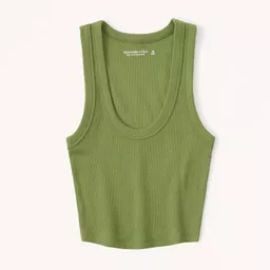 Abercrombie Fitch Essential Scoopneck Tank at Abercrombie & Fitch