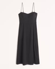 Abercrombie Fitch High Slit Midi Dress at Abercrombie & Fitch