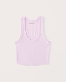 Abercrombie and Fitch Essential Scoopneck Tank at Abercrombie 