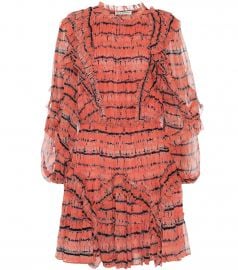 Aberdeen silk-chiffon minidress at Mytheresa