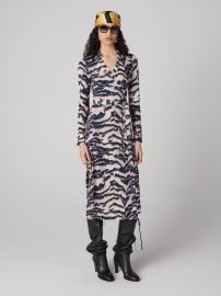 Abigail Silk Jersey Midi Wrap Dress Diane von Furstenberg at Diane von Furstenberg