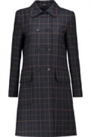 Abla checked twill coat at The Outnet