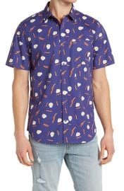 Abound Bacon Eggs Print Short Sleeve Shirt at Nordstrom Rack