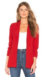 About Us Minka Blazer in Red from Revolve com at Revolve