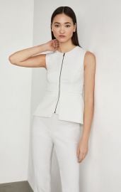 Abrielle Sleeveless Peplum Top at BCBGMAXAZRIA