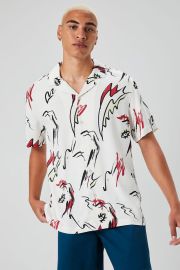  Abstract Doodle Print Shirt at Forever 21