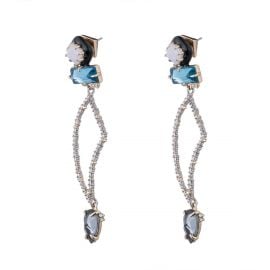 Abstract Petal Dangling Post Earring at Alexis Bittar