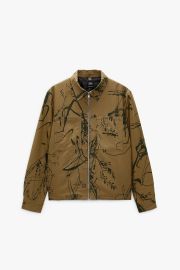 Abstract Print Jacket by Zara at Zara