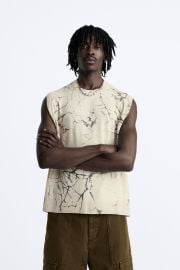 Abstract Print Tank at Zara