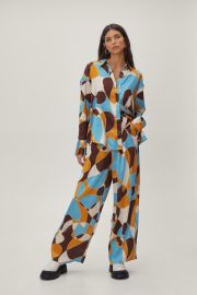 Abstract Print Two Piece Set Pants at Nasty Gal