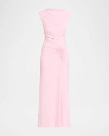 Acacia Draped Jersey Midi Dress at Neiman Marcus