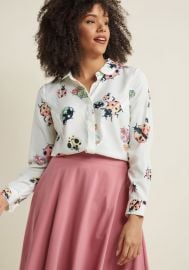 Acclaimed Originality Button-Up Top at ModCloth