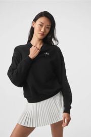 Accolade Crew Neck Pullover - Black Alo Yoga at Alo Yoga