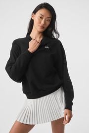 Accolade Crew Neck Pullover - Black Alo Yoga at Alo Yoga