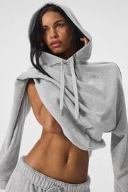 Accolade Hoodie - Athletic Heather Grey Alo Yoga at Alo Yoga