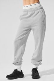 Accolade Sweatpant - Athletic Heather Grey at Alo Yoga