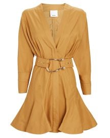 Acler Bastor Poplin Mini Dress at Intermix