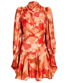 Acler Dunleer Floral Ruffle Mini Dress at Intermix