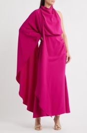 Acler Flintshire One-Shoulder Halter Gown at Nordstrom