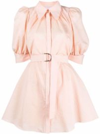 Acler Lorne Belted Minidress - at Farfetch