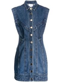 Acler Taren Denim Mini Dress - at Farfetch