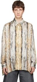 Acne Fur Print Shirt at ssense