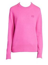 Acne Studios - Nalon Face Crewneck Sweater at Saks Fifth Avenue