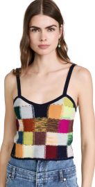 Acne Studios Cropped Patchwork Tank at Shopbop