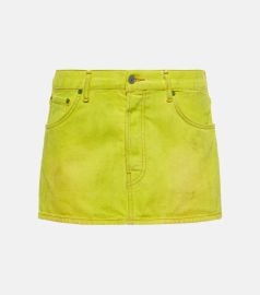 Acne Studios Denim miniskirt at Mytheresa