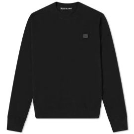 Acne Studios Kalon Face Patch Wool Sweater at End