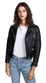 Acne Studios Leather Mock Jacket at Shopbop