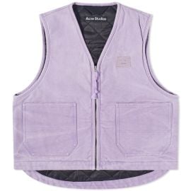 Acne Studios Ohady Padded Caonvas Face Gilet at END.