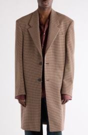 Acne Studios Otam Houndstooth Wool Coat at Nordstrom