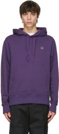 Acne Studios Purple Patch Hoodie at ssense