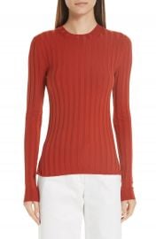 Acne Studios Ribbed Wool Blend Sweater at Nordstrom