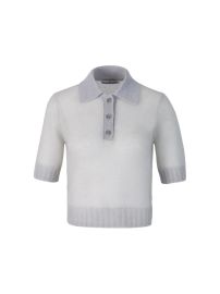 Acne Studios Short Sleeved Polo Shirt at Cettire