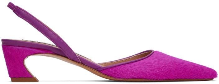 Acne Studios Slingback Pumps at ssense