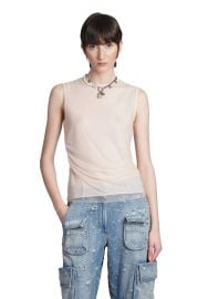 Acne Studios T-shirt In Beige Nylon italist at Italist