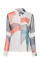 Ada Expressionist Chiffon Blouse at Moda Operandi