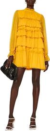 Adam Lippes Collective RTR Design Collective Tiered Ruffle Dress at Womens Clothing store at Amazon